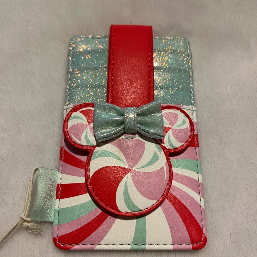 Loungefly Minnie Mouse Peppermint Print Cardholder